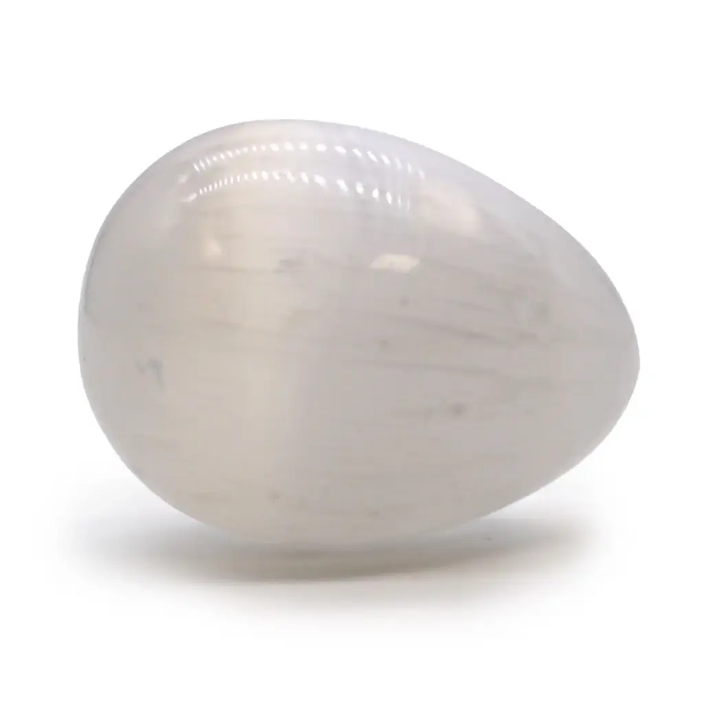 Selenite Egg – 5 – 6 cm | www.artisangoods.co.uk