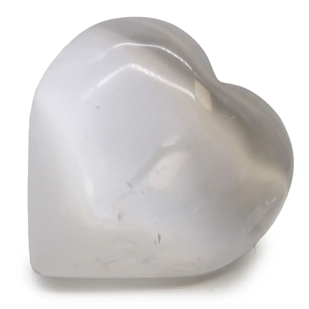 Selenite Heart – 10 cm | www.artisangoods.co.uk
