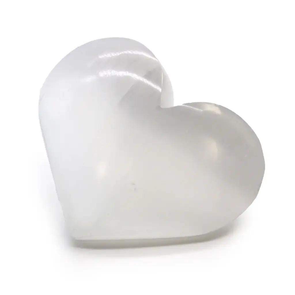 Selenite Heart – 5-6 cm | www.artisangoods.co.uk