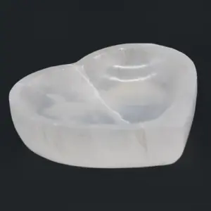 Selenite Heart Bowl - 15cm