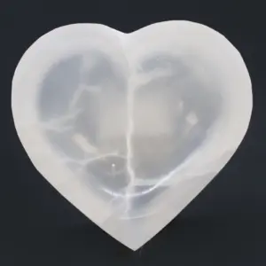 Selenite Heart Bowl - 15cm