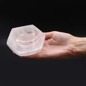 Selenite Hex Bowl – 10cm | www.artisangoods.co.uk 4