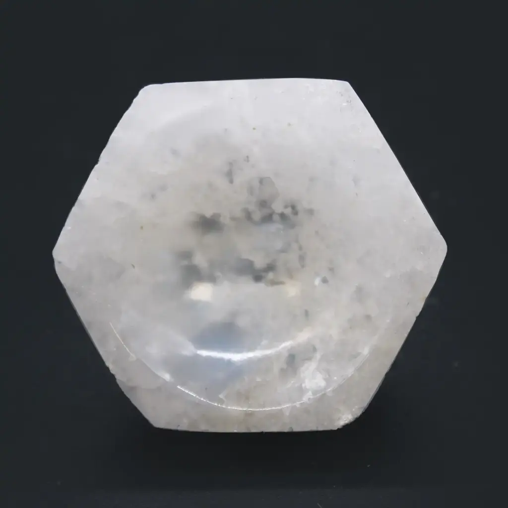 Selenite Hex Bowl – 6cm | www.artisangoods.co.uk 2