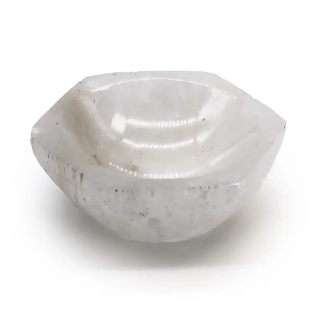 Selenite Hex Bowl – 6cm | www.artisangoods.co.uk