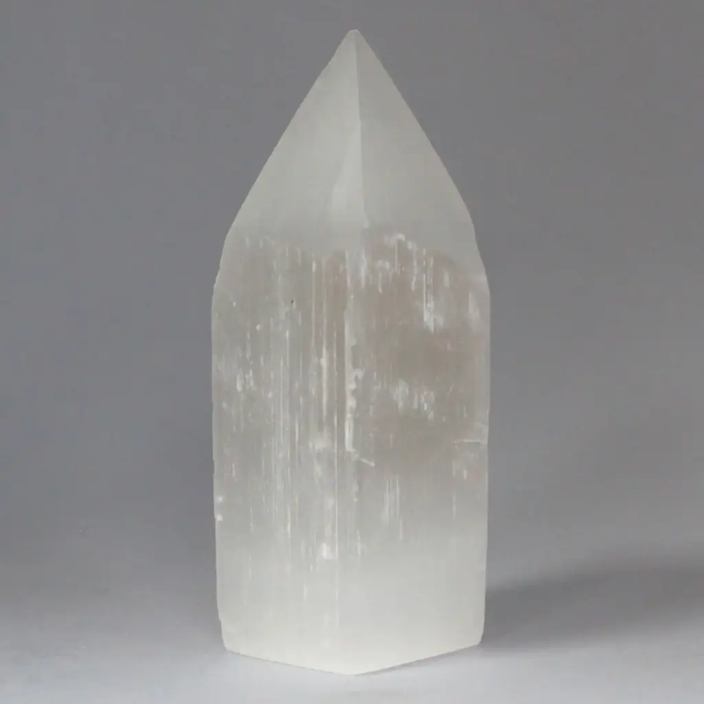 Selenite Pencil Point Tower – 15 cm | www.artisangoods.co.uk 5