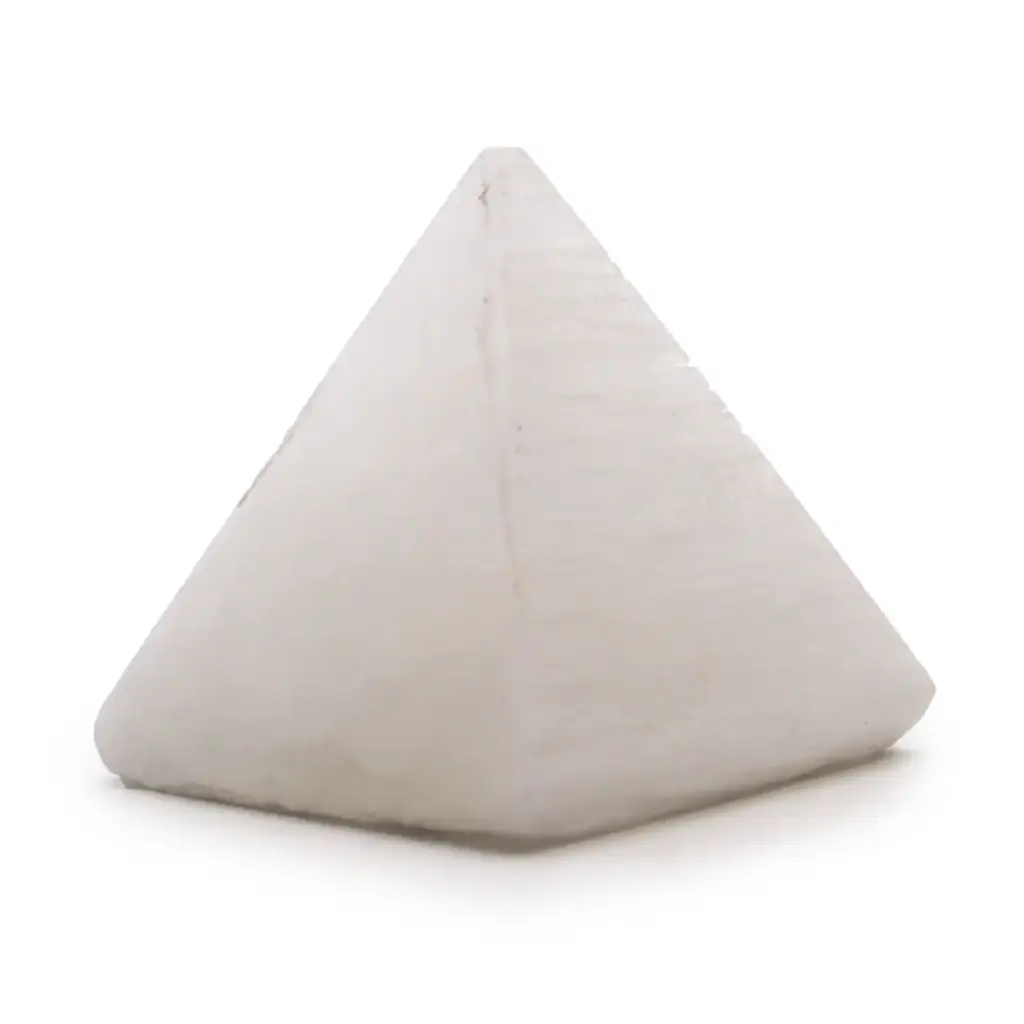 Selenite Pyramid – 5 cm | www.artisangoods.co.uk 2