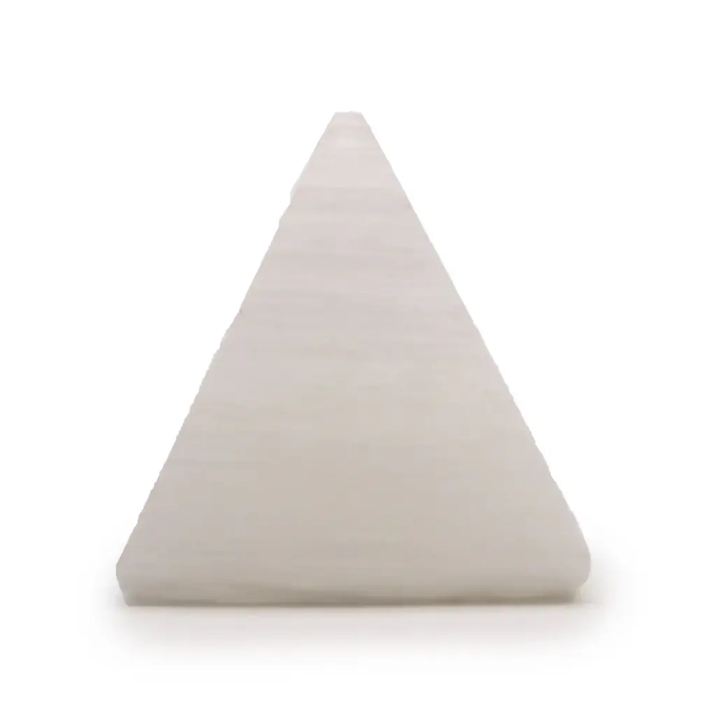 Selenite Pyramid – 5 cm | www.artisangoods.co.uk