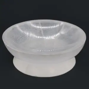 Selenite Ritual Bowl  – 13cm | www.artisangoods.co.uk 2