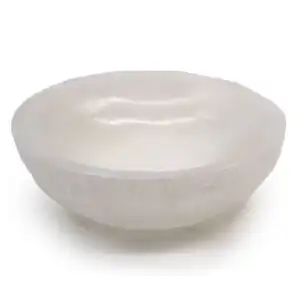 Selenite Round Bowl – 15cm | www.artisangoods.co.uk 1