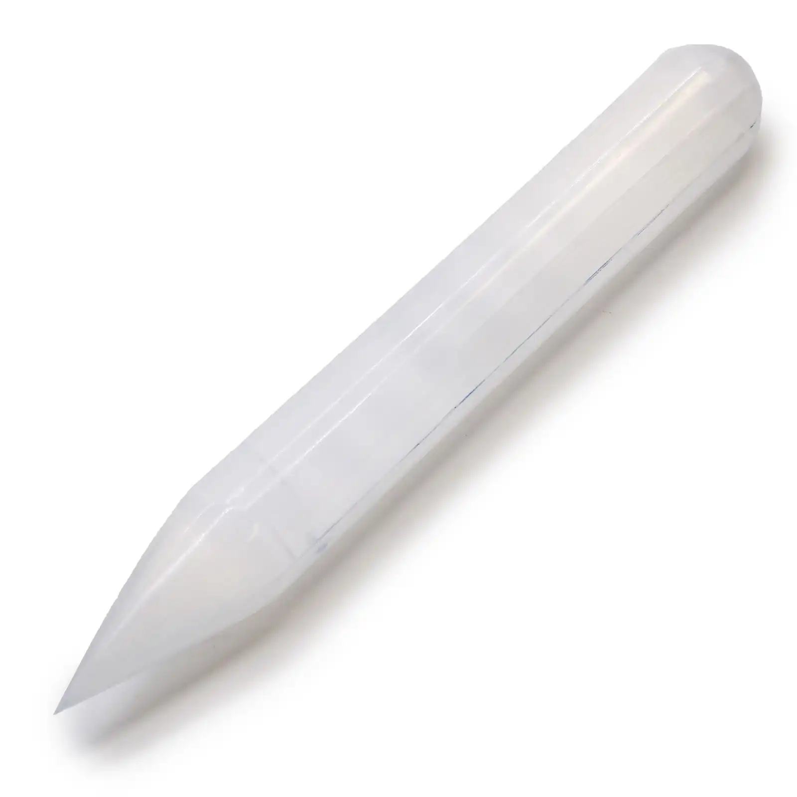 Selenite Wand – 16 cm (Point one End) | www.artisangoods.co.uk 2 Selenite Wand – 16 cm (Point one End) | www.artisangoods.co.uk 1