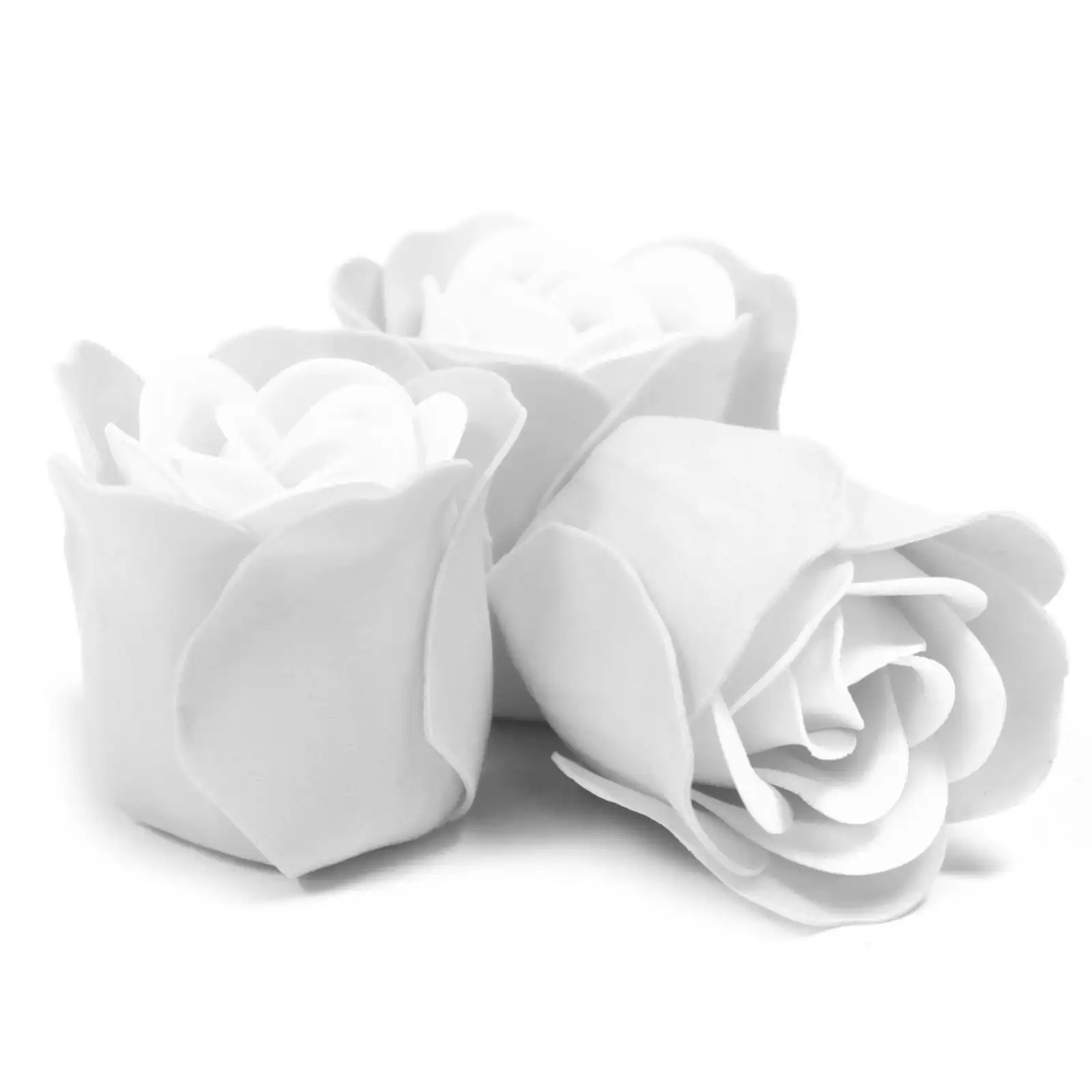 Set of 3 Soap Flower Heart Box – White | www.artisangoods.co.uk 4 Set of 3 Soap Flower Heart Box – White | www.artisangoods.co.uk 3