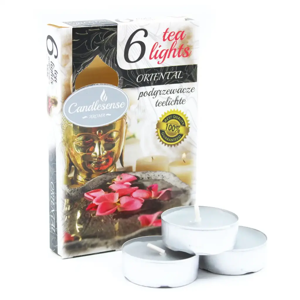 Set of 6 Scented Tealights – Oriental | www.artisangoods.co.uk