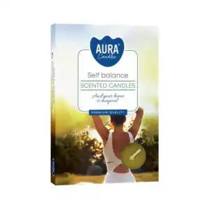 Set of 6 Scented Tealights – Self Balance | www.artisangoods.co.uk 1
