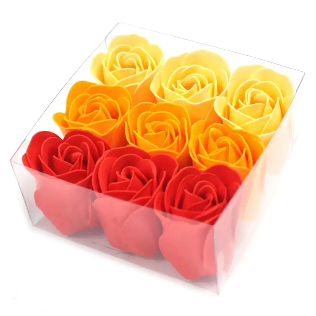 Set of 9 Soap Flower Box – Peach Roses | www.artisangoods.co.uk 4 Set of 9 Soap Flower Box – Peach Roses | www.artisangoods.co.uk 4