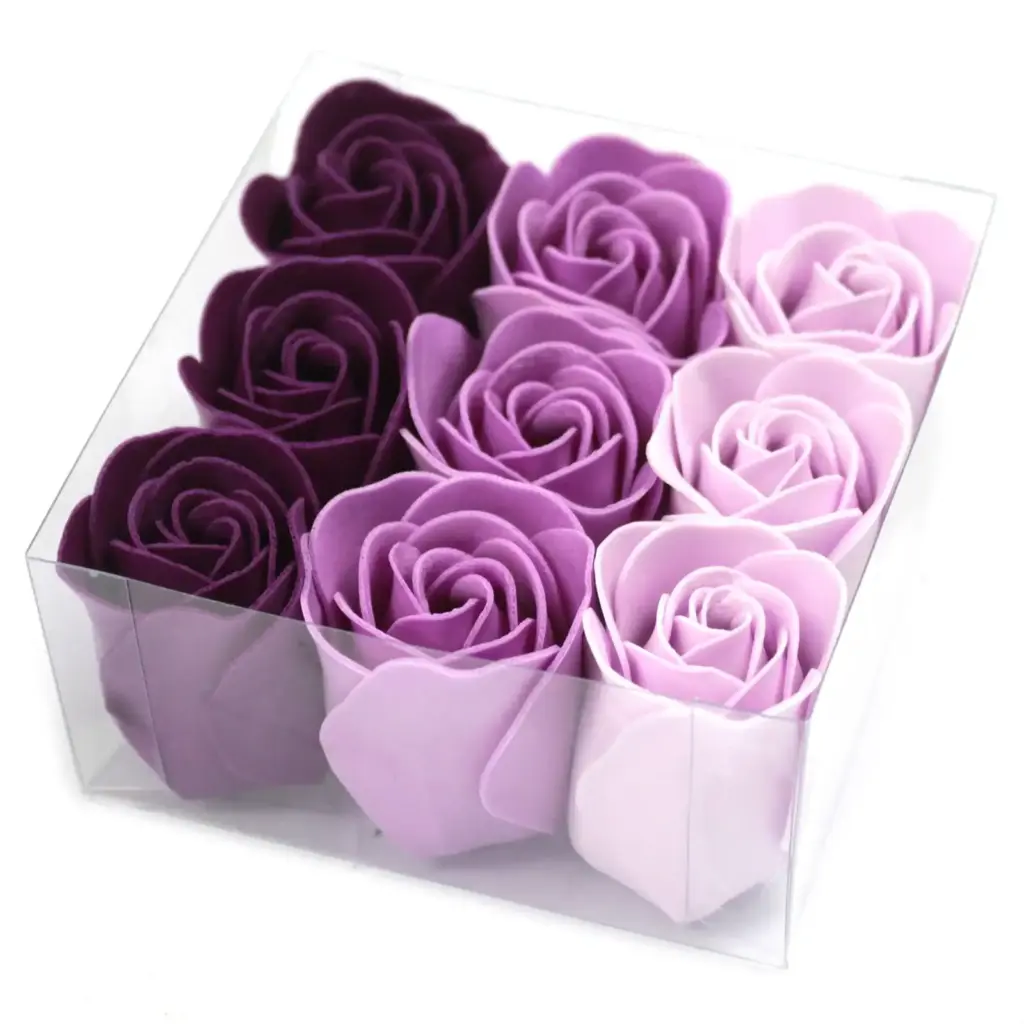 Set of 9 Soap Flower – Lavender Roses | www.artisangoods.co.uk 4 Set of 9 Soap Flower – Lavender Roses | www.artisangoods.co.uk 4