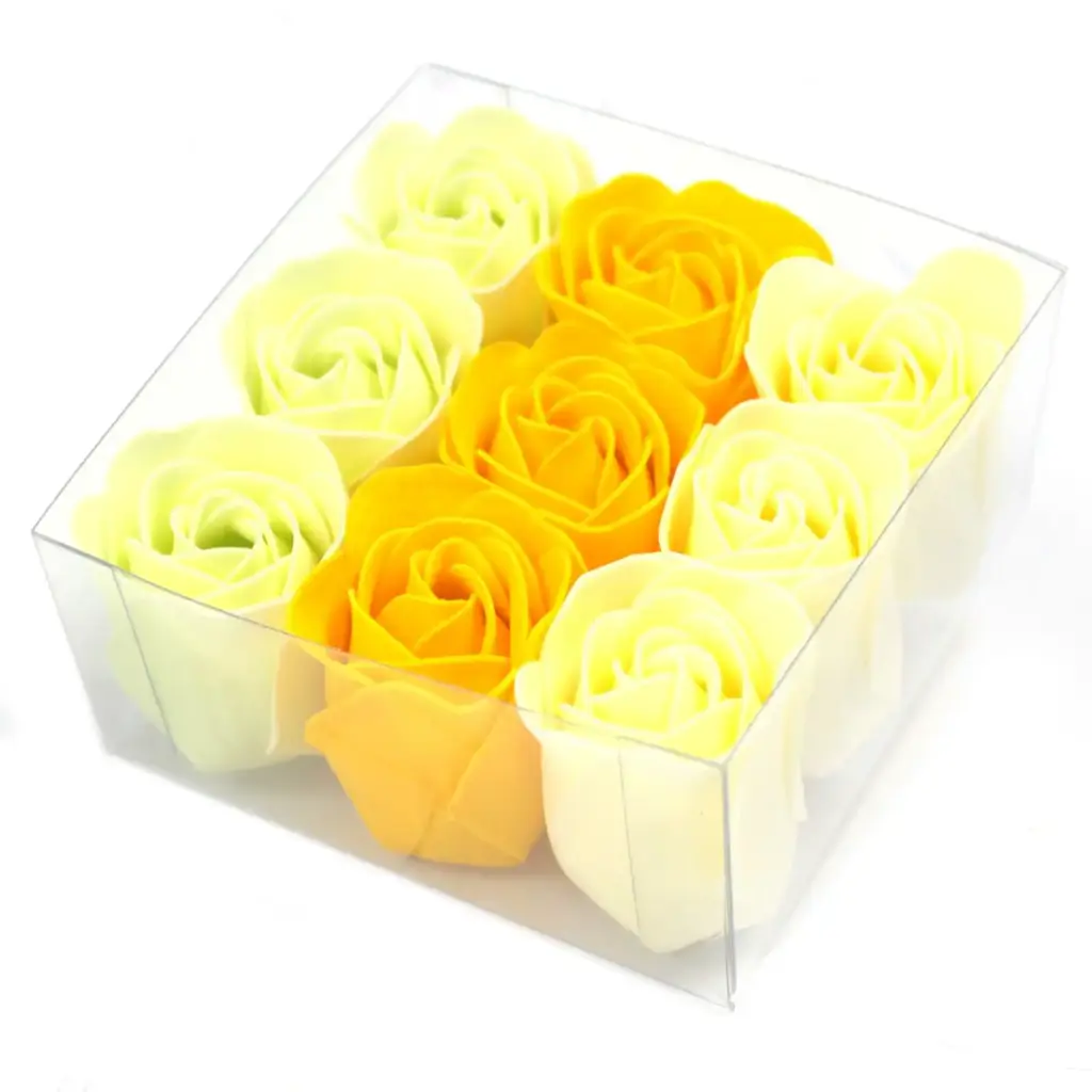 Set of 9 Soap Flowers- Spring Roses | www.artisangoods.co.uk 4