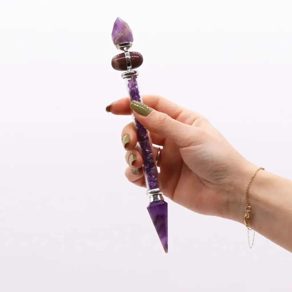 Shiva Lingam Magic Wand – Amethyst – Success | www.artisangoods.co.uk 3