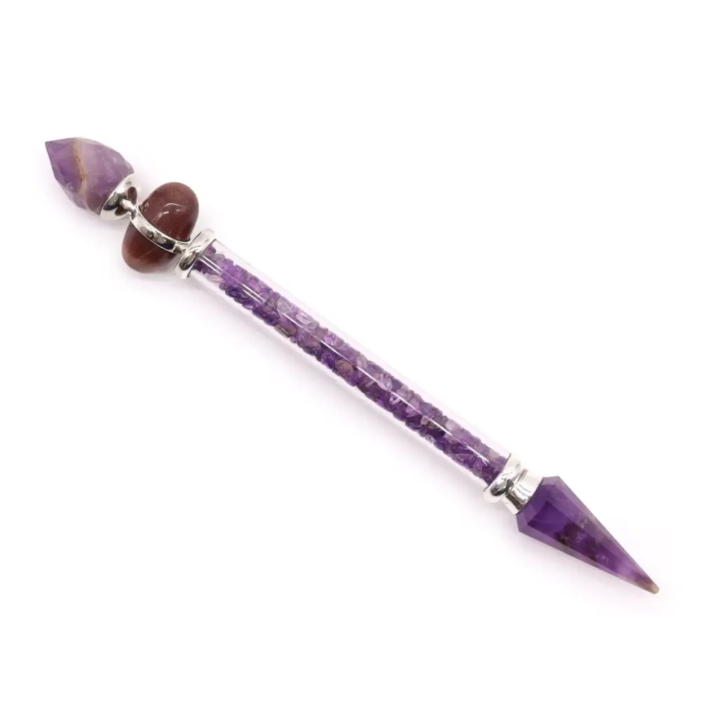 Shiva Lingam Magic Wand – Amethyst – Success | www.artisangoods.co.uk