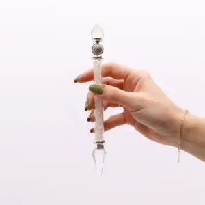 Shiva Lingam Magic Wand – Rock Quartz – Wisdom | www.artisangoods.co.uk 3