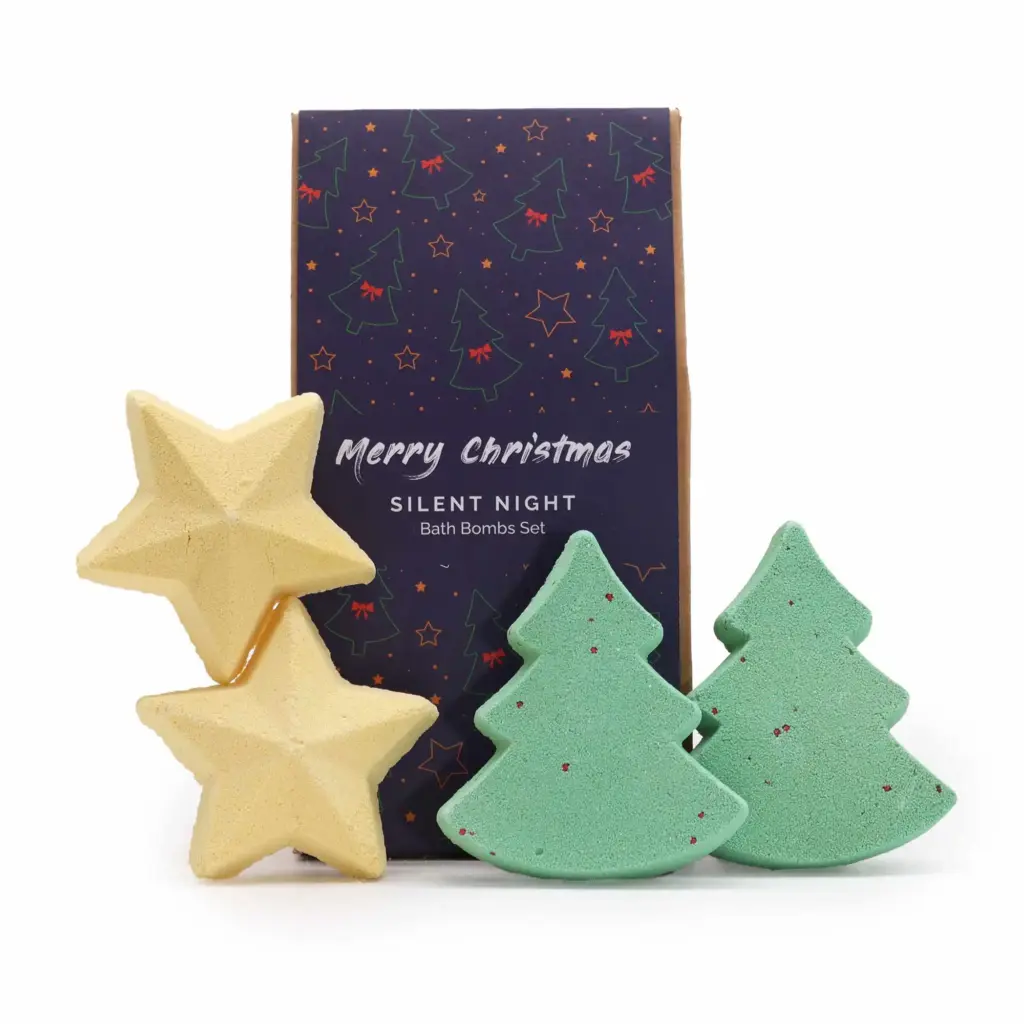 Silent Night Christmas Bath Bomb Gift Pack | www.artisangoods.co.uk