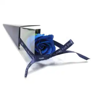 Single Rose – Blue  Rose | www.artisangoods.co.uk 1