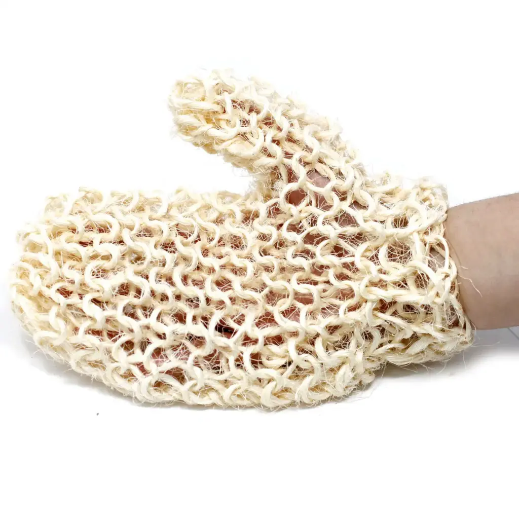 Sisal Sponge and Scrub – Exfoliating Glove | www.artisangoods.co.uk 2
