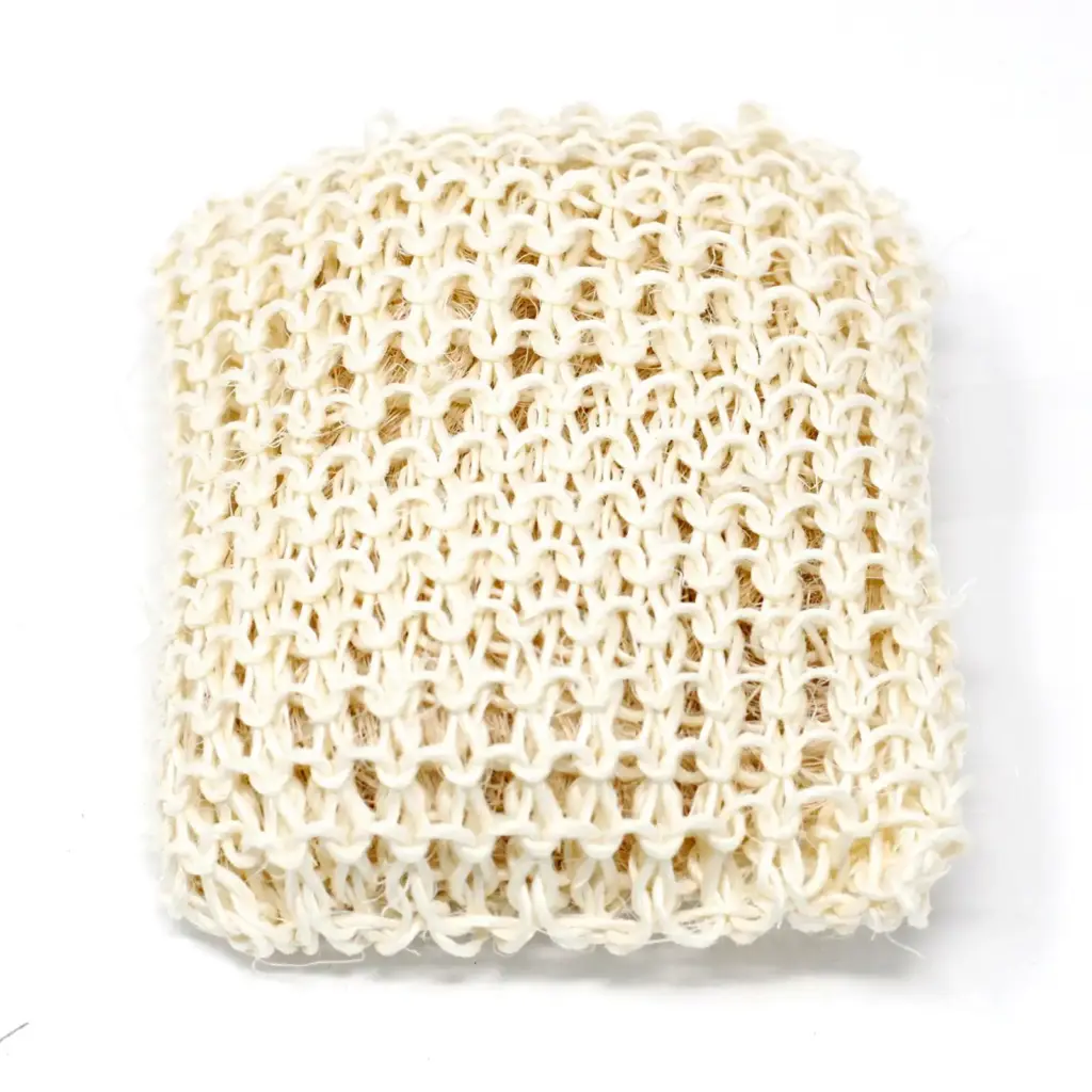 Sisal Sponge and Scrub – Extra Exfoliating Cushion | www.artisangoods.co.uk