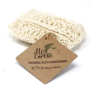Sisal Sponge and Scrub – Soft Exfoliating Cushion | www.artisangoods.co.uk 5