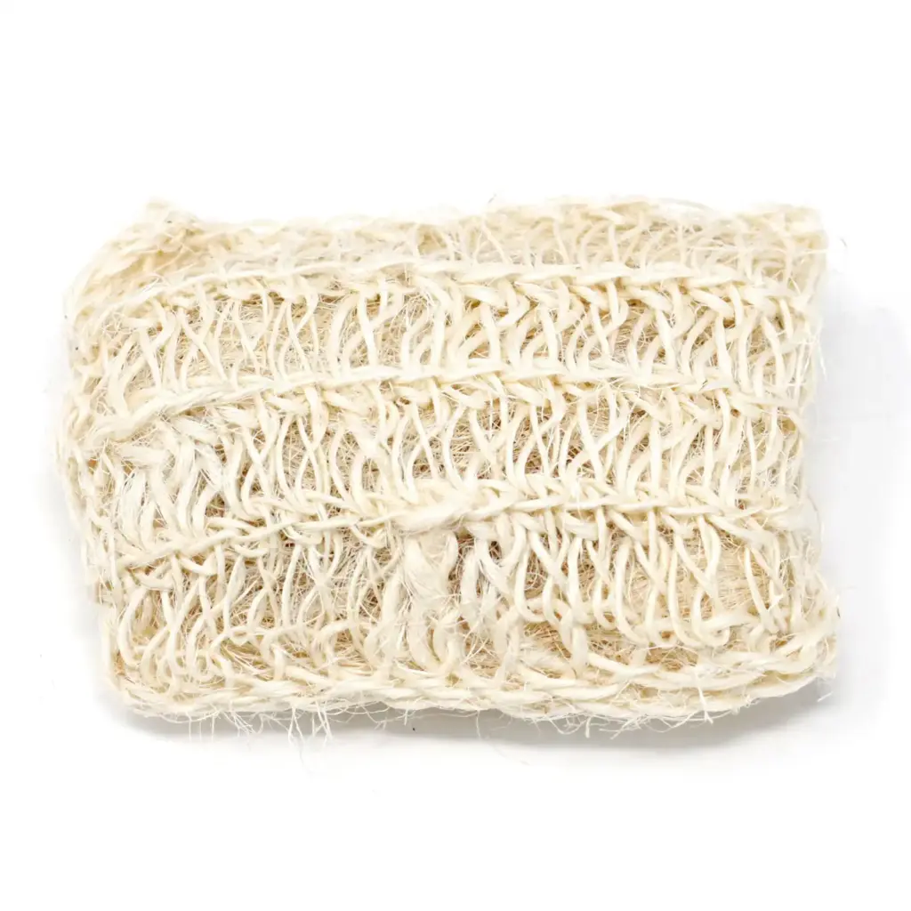 Sisal Sponge and Scrub – Soft Exfoliating Cushion | www.artisangoods.co.uk