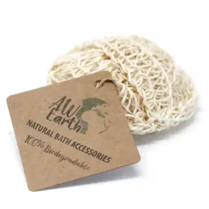 Sisal Sponge and Scrub – Soft Round Exfoliating Cushion | www.artisangoods.co.uk 5