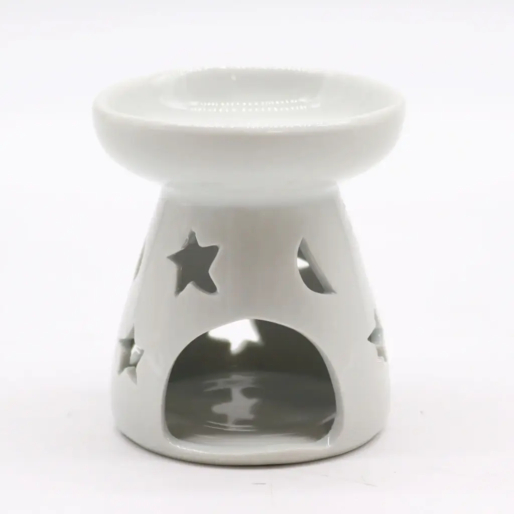 Sm Classic White Oil Burner – Moon & Star | www.artisangoods.co.uk 2 Sm Classic White Oil Burner – Moon & Star | www.artisangoods.co.uk 2
