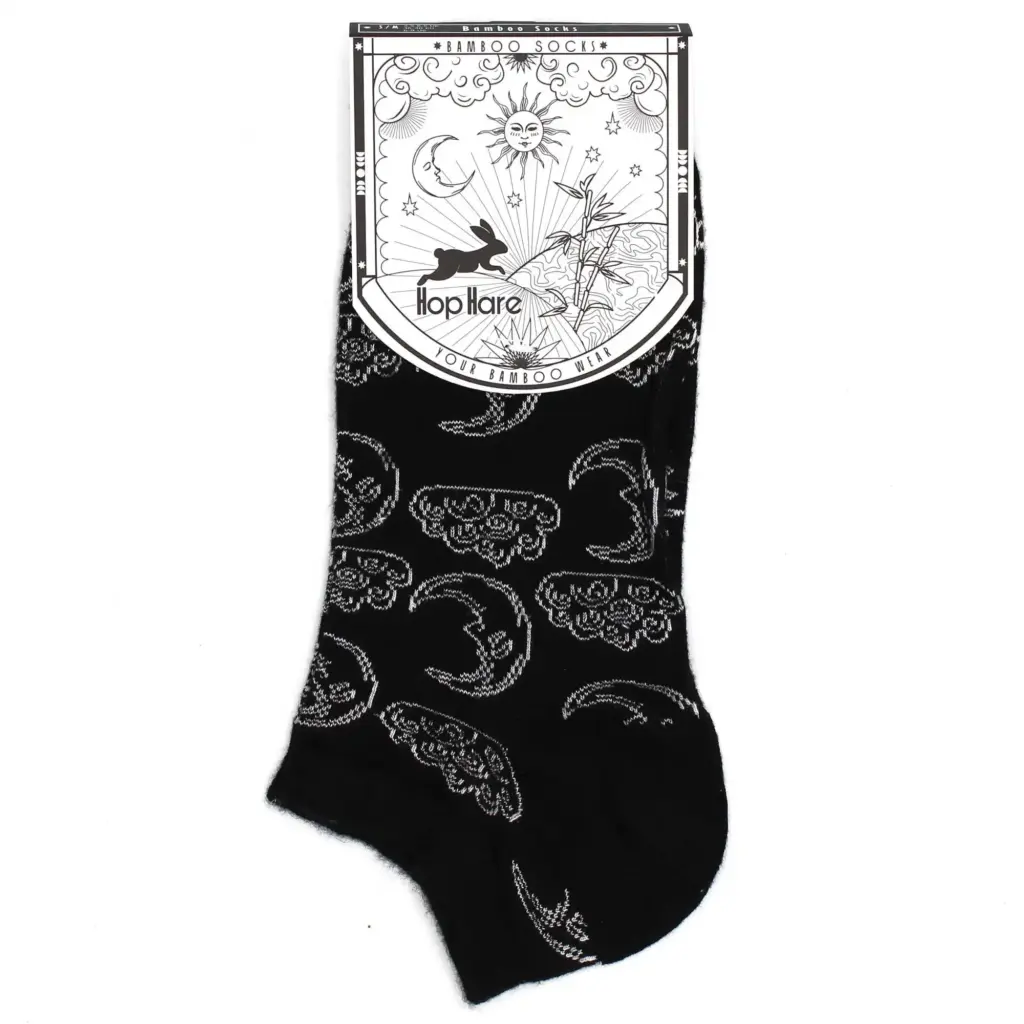 S/M Hop Hare Bamboo Socks Low (3.5-6.5) – Day and Night | www.artisangoods.co.uk 3