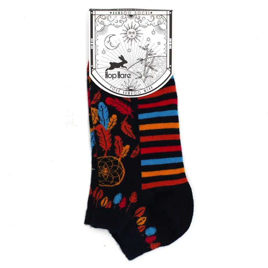 S/M Hop Hare Bamboo Socks Low (3.5-6.5) – Dreamcatcher | www.artisangoods.co.uk S/M Hop Hare Bamboo Socks Low (3.5-6.5) – Dreamcatcher | www.artisangoods.co.uk
