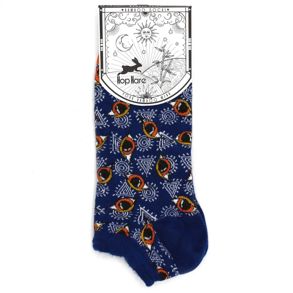 S/M Hop Hare Bamboo Socks Low (3.5-6.5) – Egyptian Pyramyds | www.artisangoods.co.uk 3