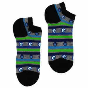 S/M Hop Hare Bamboo Socks Low (3.5-6.5) – Evil Eye & Hamsa | www.artisangoods.co.uk 2
