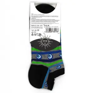 S/M Hop Hare Bamboo Socks Low (3.5-6.5) – Evil Eye & Hamsa | www.artisangoods.co.uk 4