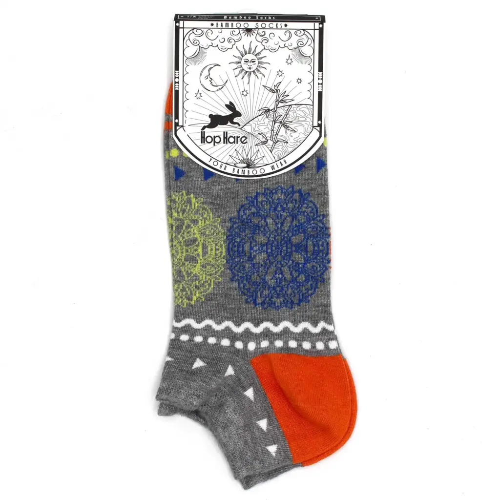 S/M Hop Hare Bamboo Socks Low (3.5-6.5) – Flowers of Life | www.artisangoods.co.uk 3