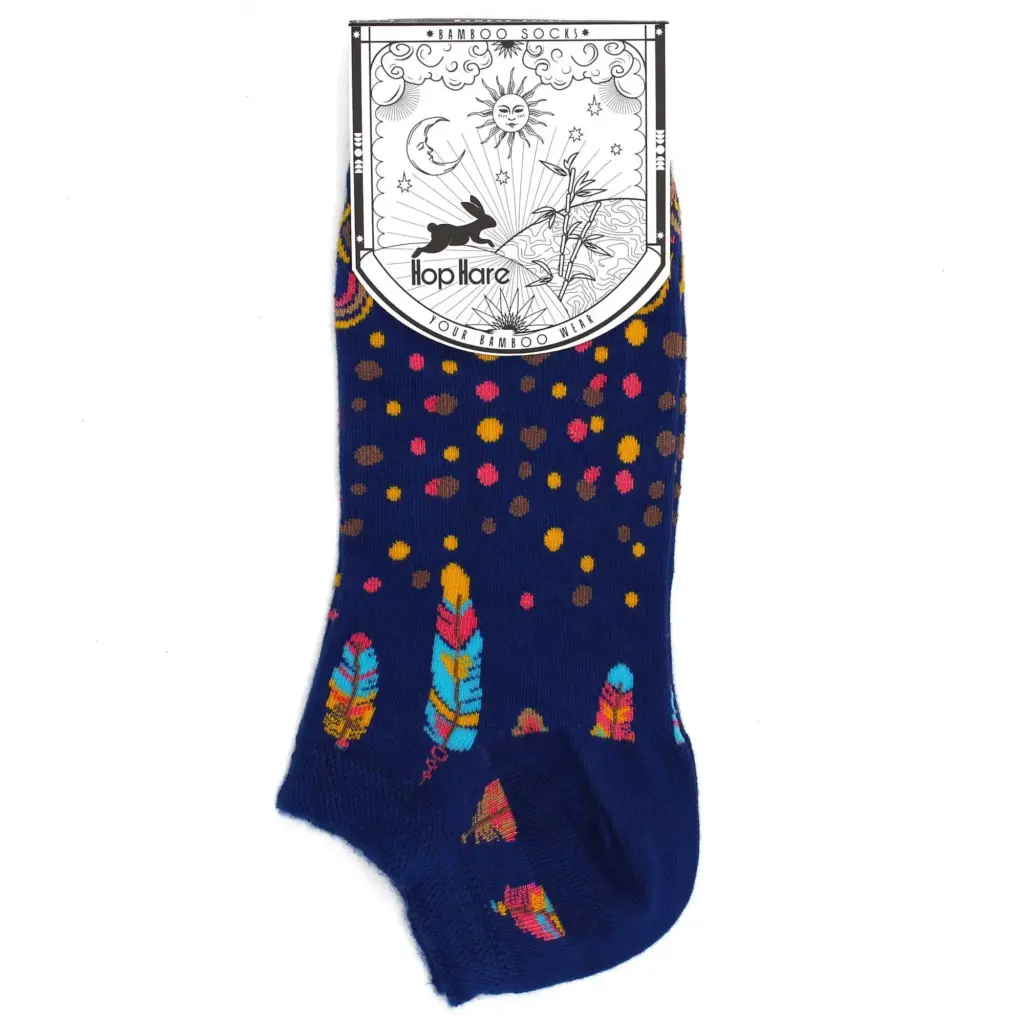 S/M Hop Hare Bamboo Socks Low (3.5-6.5) – Indian Feathers | www.artisangoods.co.uk 3