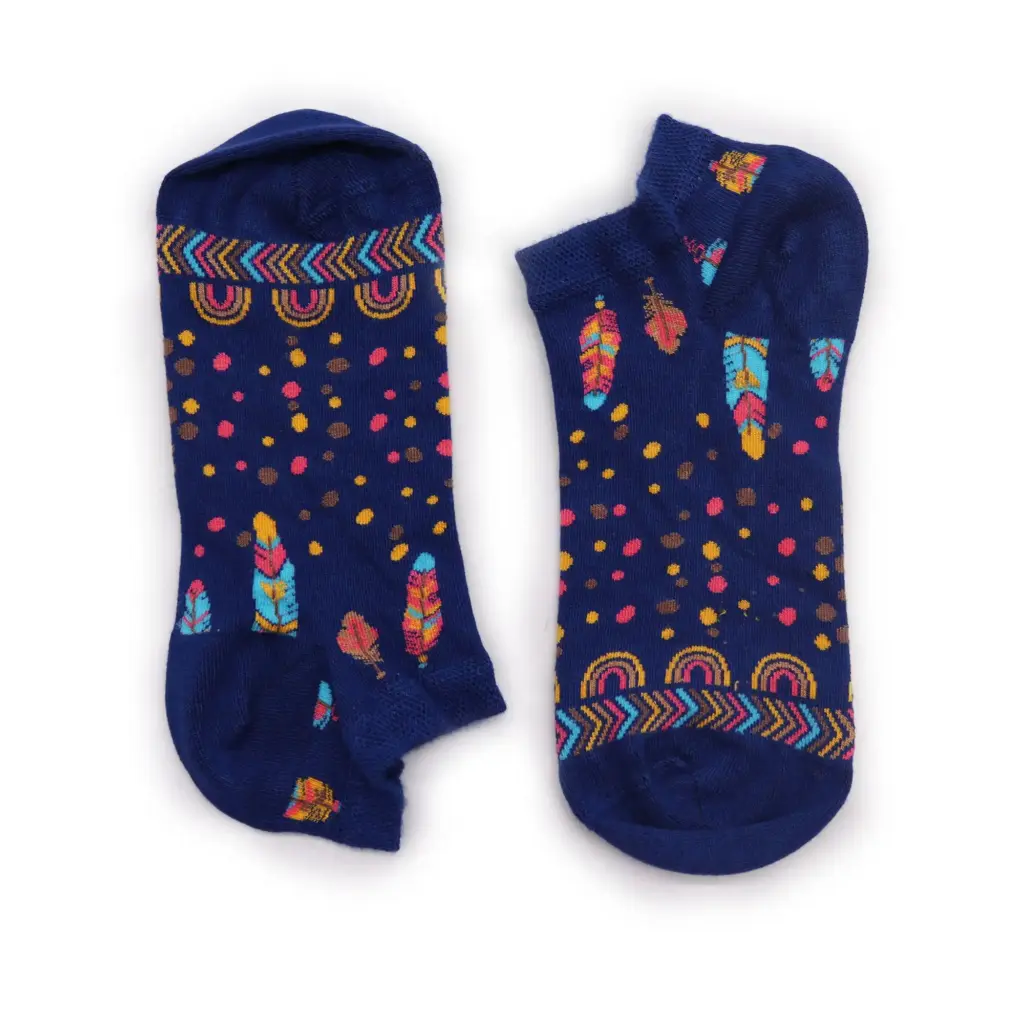 S/M Hop Hare Bamboo Socks Low (3.5-6.5) – Indian Feathers | www.artisangoods.co.uk S/M Hop Hare Bamboo Socks Low (3.5-6.5) – Indian Feathers | www.artisangoods.co.uk