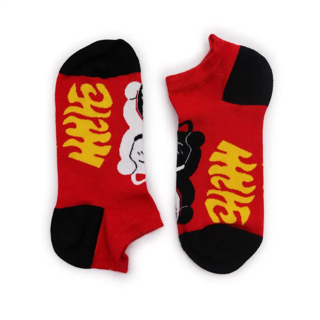 S/M Hop Hare Bamboo Socks Low (3.5-6.5) – Lucky Cat | www.artisangoods.co.uk 4