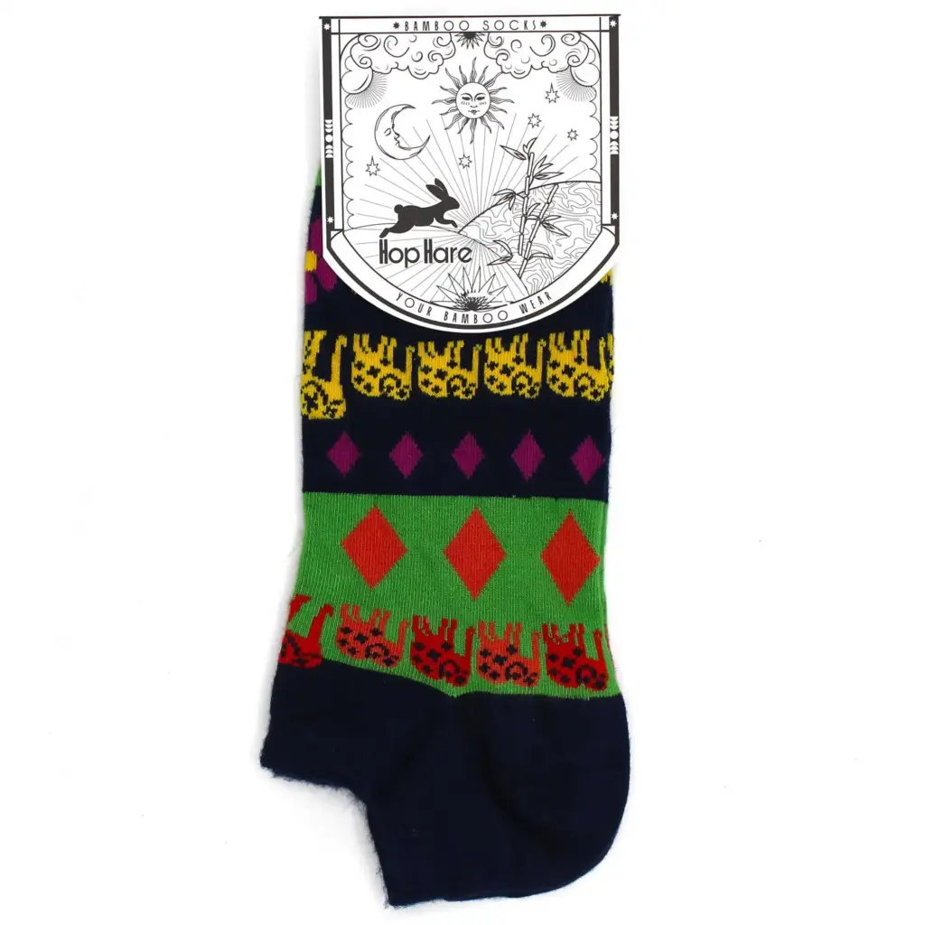 S/M Hop Hare Bamboo Socks Low (3.5-6.5) – Lucky Elephant | www.artisangoods.co.uk 3