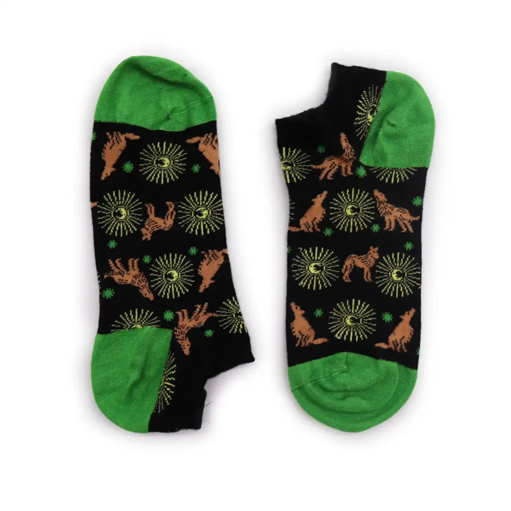 S/M Hop Hare Bamboo Socks Low (3.5-6.5) – Moonlight Wolfs | www.artisangoods.co.uk 3