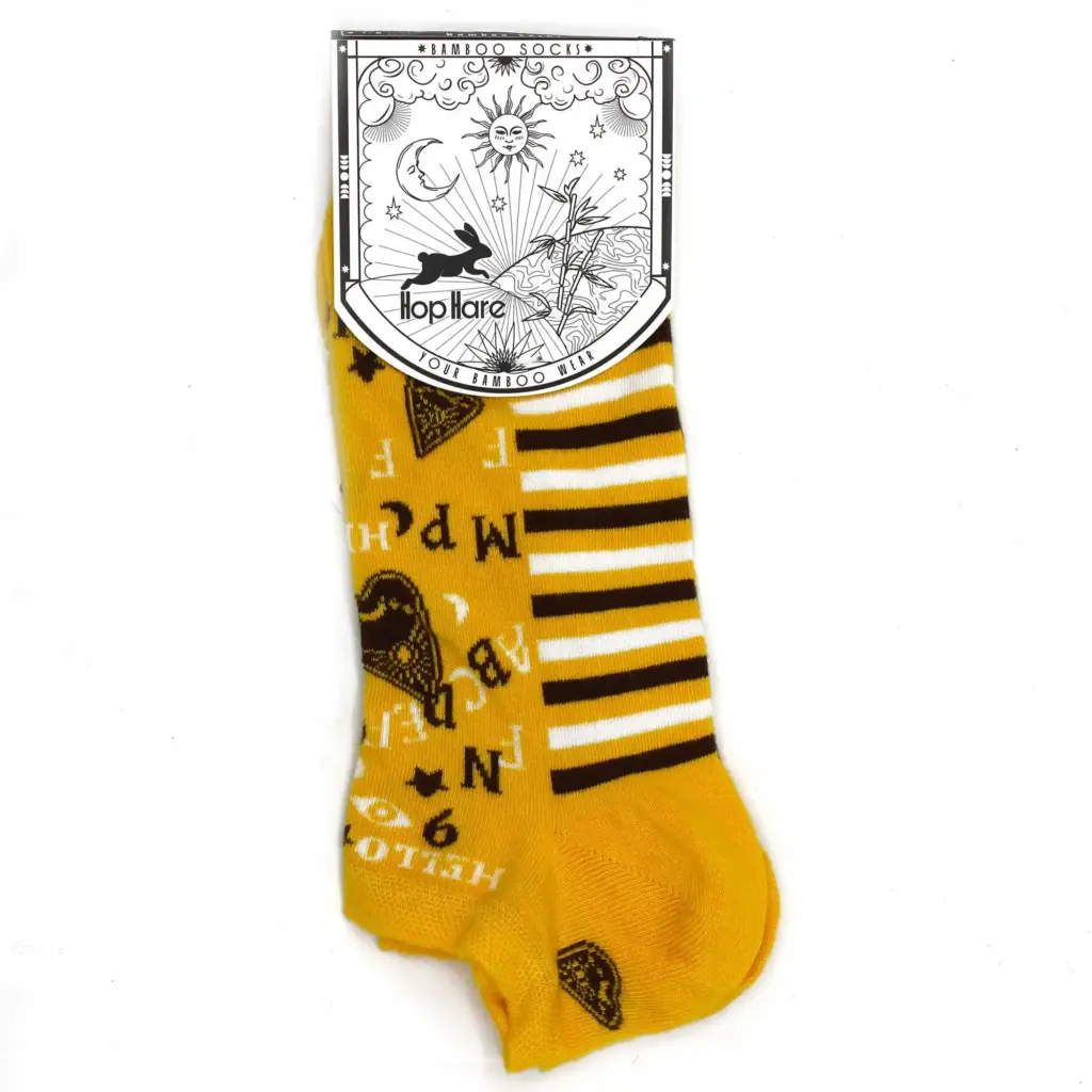 S/M Hop Hare Bamboo Socks Low (3.5-6.5) – Ouija Board | www.artisangoods.co.uk 2
