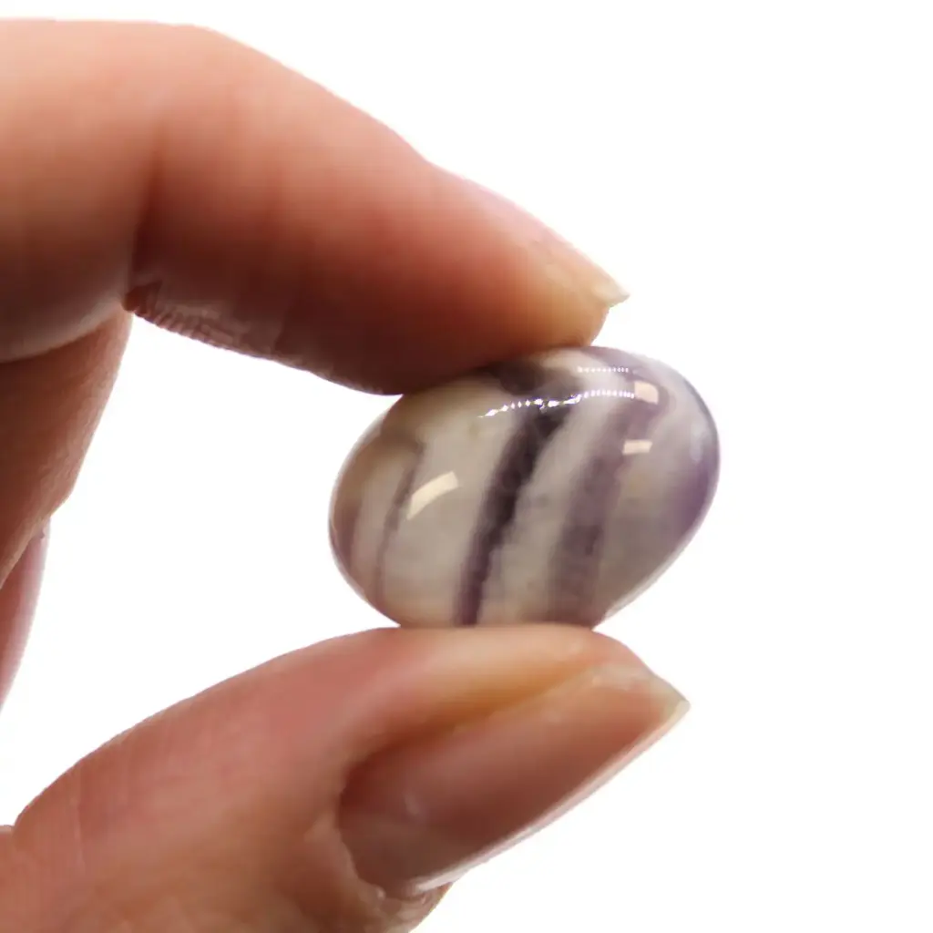 Small African Tumble Stones – Amethyst – Chevron | www.artisangoods.co.uk 2