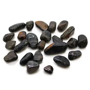 Small African Tumble Stones – Tigers Eye – Blue | www.artisangoods.co.uk