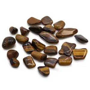 Small African Tumble Stones – Tigers Eye – Golden | www.artisangoods.co.uk