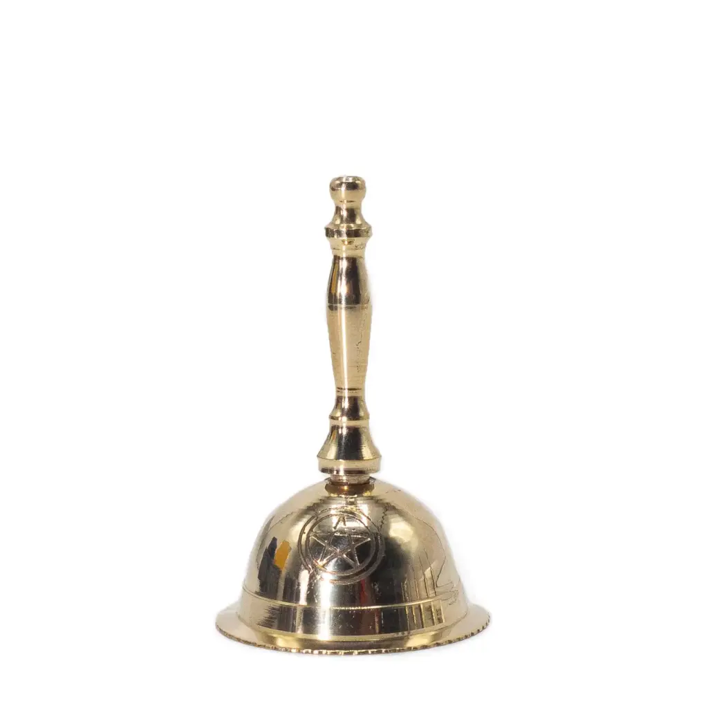 Small Altar Brass Bell – Penta Moon | www.artisangoods.co.uk
