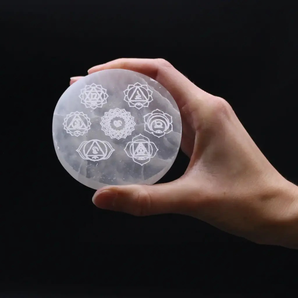 Small Charging Plate 8cm – Chakra Design | www.artisangoods.co.uk