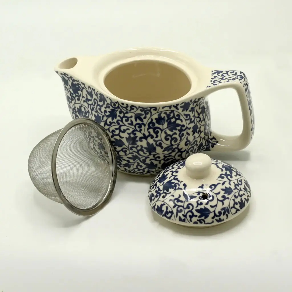 Small Herbal Teapot – Blue Pattern | www.artisangoods.co.uk 2 Small Herbal Teapot – Blue Pattern | www.artisangoods.co.uk 2