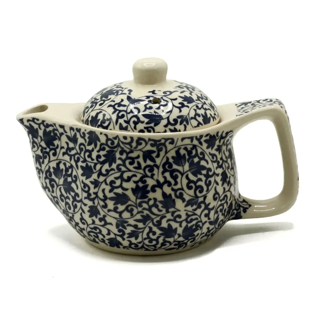 Small Herbal Teapot – Blue Pattern | www.artisangoods.co.uk